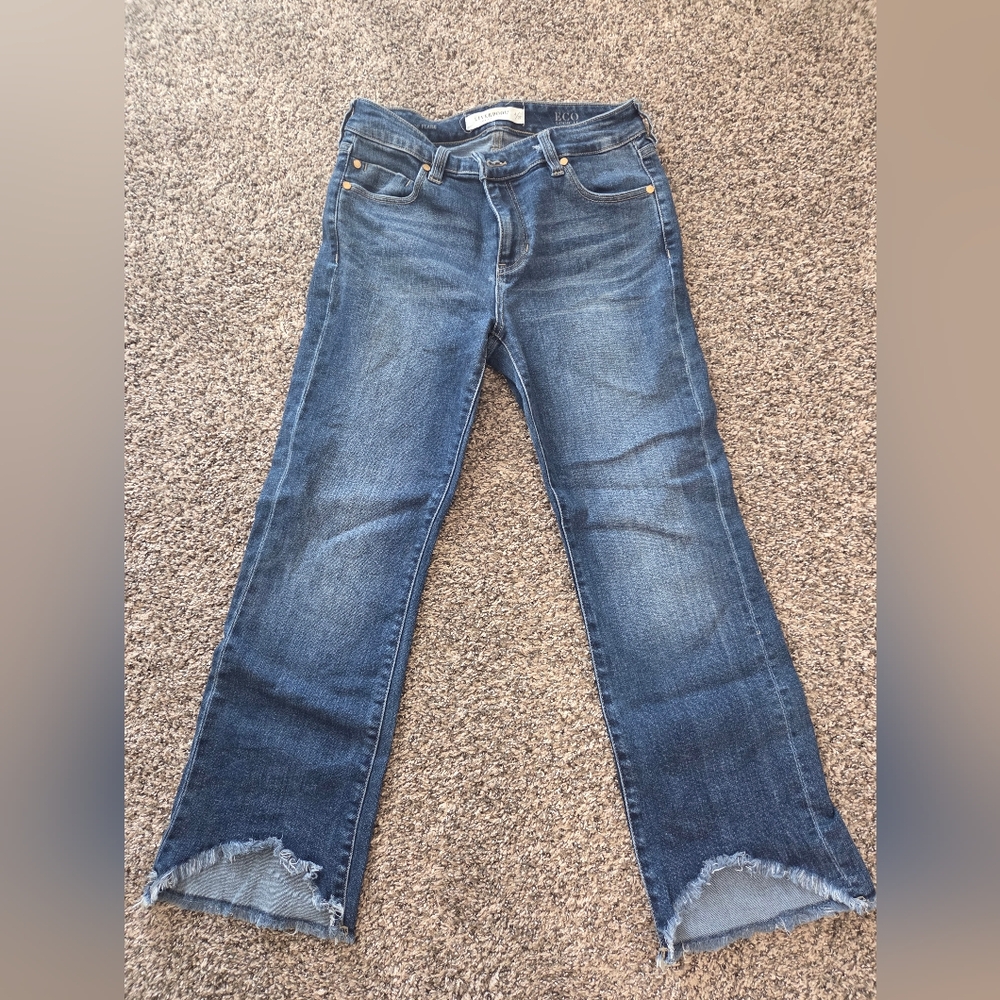 Liverpool Jeans Company Blue Ankle & Cropped Jeans